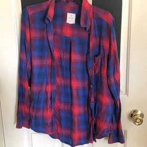 vintage boyfriend flannel